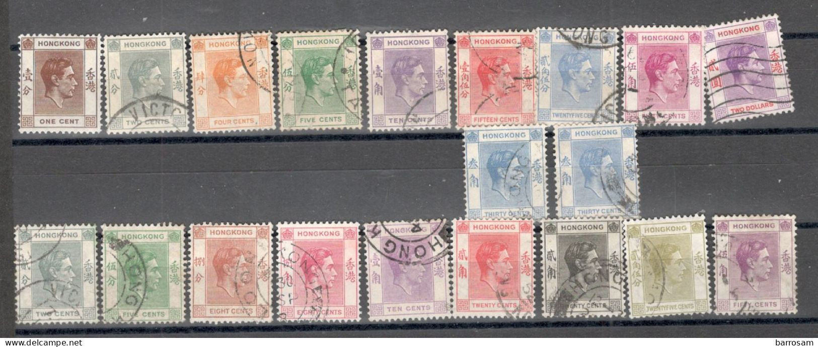 HONG KONG....1938-48.Michel139 IXmh* And Used Lot 140-148,etc. - Used Stamps