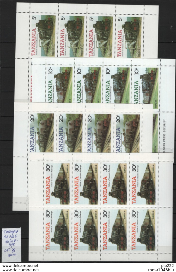 Tanzania 1985 Y.T.263/66 Minisheet Of 8 **/MNH VF - Tanzania (1964-...)