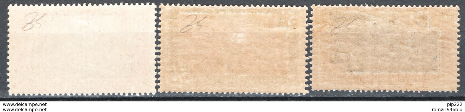 Monaco 1924 Unif. 101/03 **/MNH VF/F - Unused Stamps