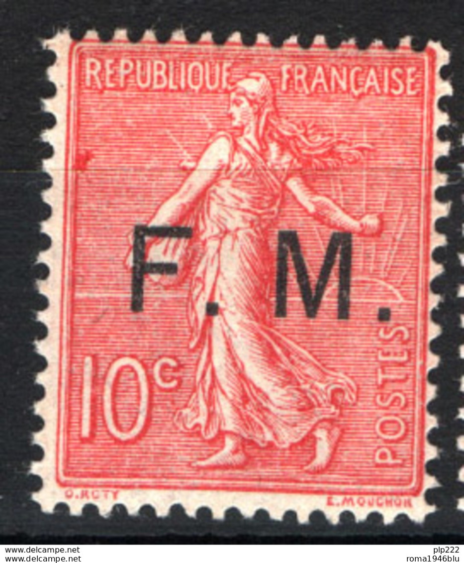 Francia 1906 Franchigia Unif.F4 **/MNH VF/F - Francobolli  Di Franchigia Militare