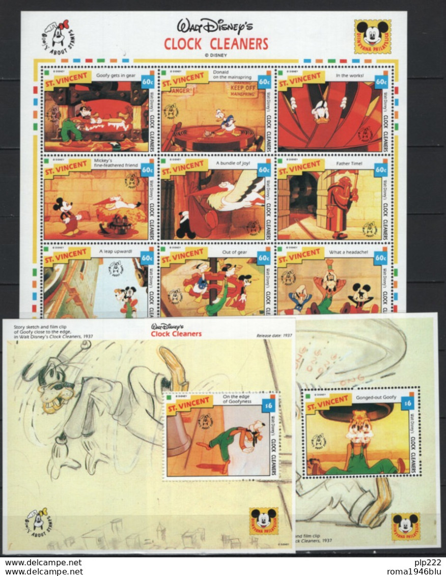 Saint Vincent 1993 Disney Y.T.1703/47+BF202/07,210/11 **/MNH VF/F - St.Vincent (1979-...)