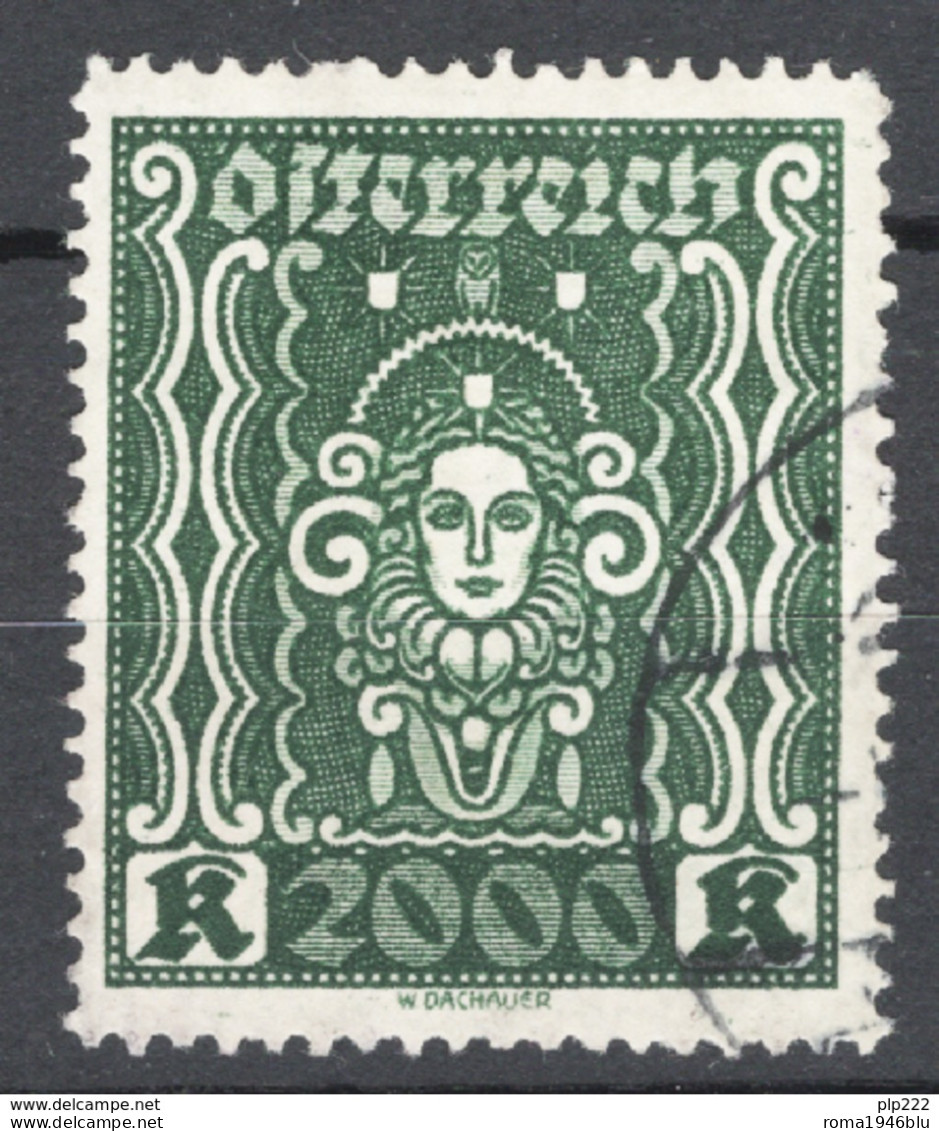 Austria 1922 Unif.289Aa O/used VF/F - Oblitérés