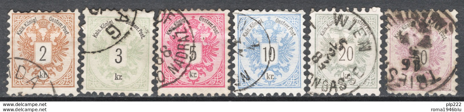 Austria 1883 Unif.40/45 O/used VF/F - Usados