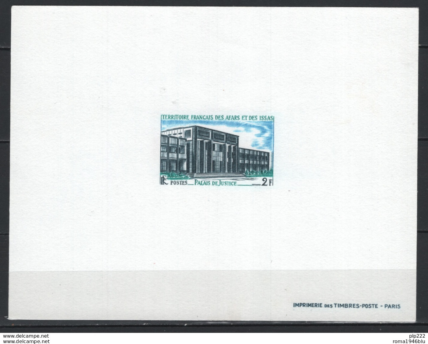 Afars Et Des Issas 1969 Y.T. 344 Prova Di Lusso - LUX (*)/MNG VF - Unused Stamps