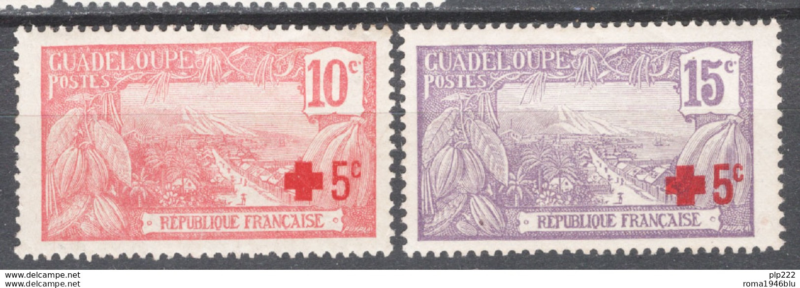 Guadalupe 1915 Y.T.75/76 */MH VF/F - Unused Stamps