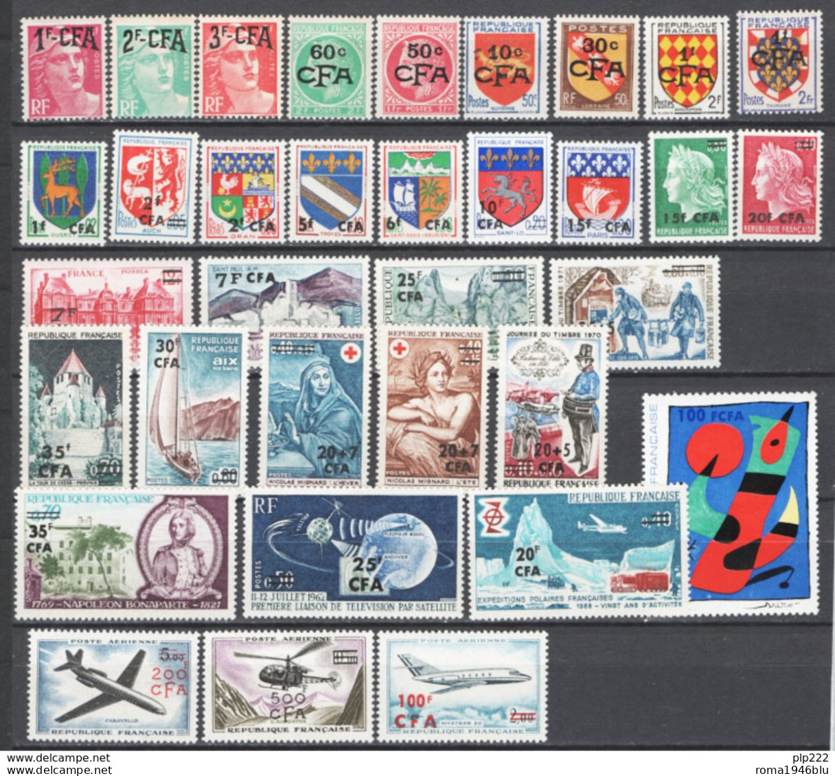 Reunion 1949/61 Collection 34 Diff. Val. **/MNH VF/F - Autres & Non Classés