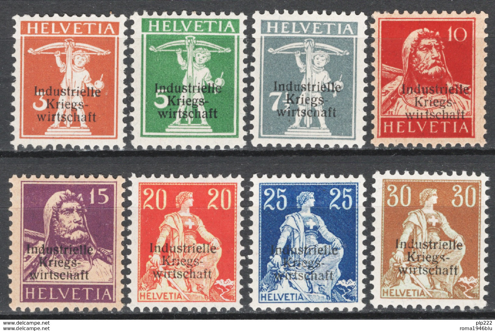 Svizzera 1918 Servizio Unif.S1/8 */MH VF/F - Officials