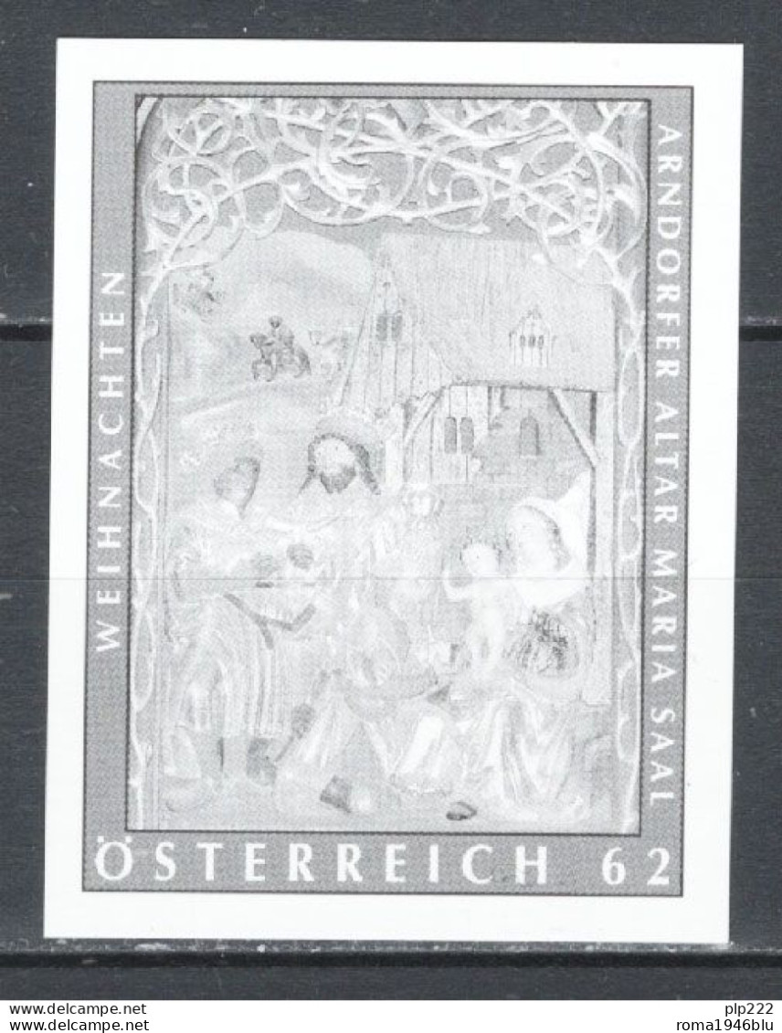 Austria 2001/15 Natale - 14 Prove in bianco e nero / 14 Black Proof **/MNH VF