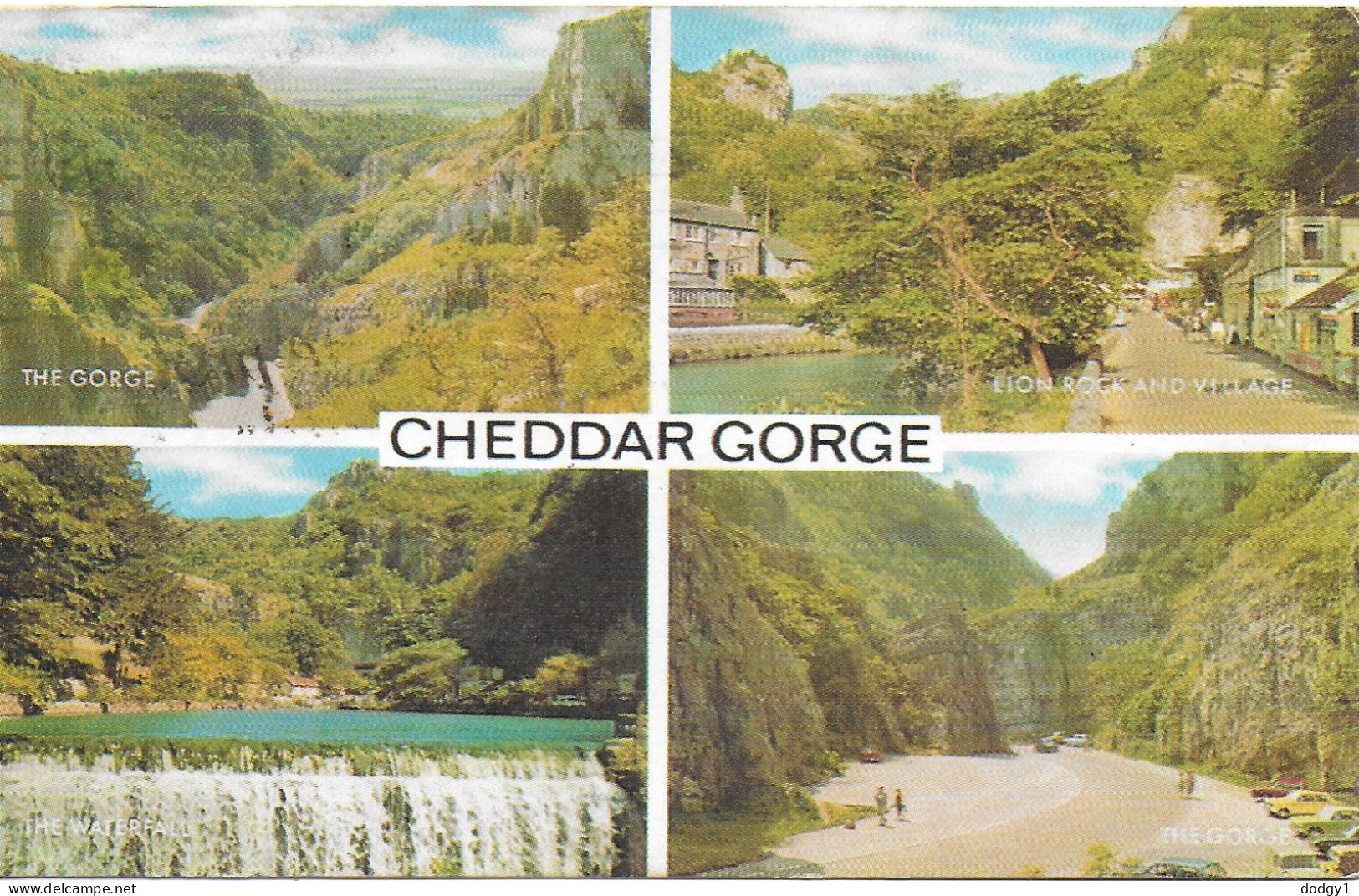 SCENES FROM CHEDDAR GORGE, SOMERSET, ENGLAND. USED POSTCARD   Ag1 - Cheddar