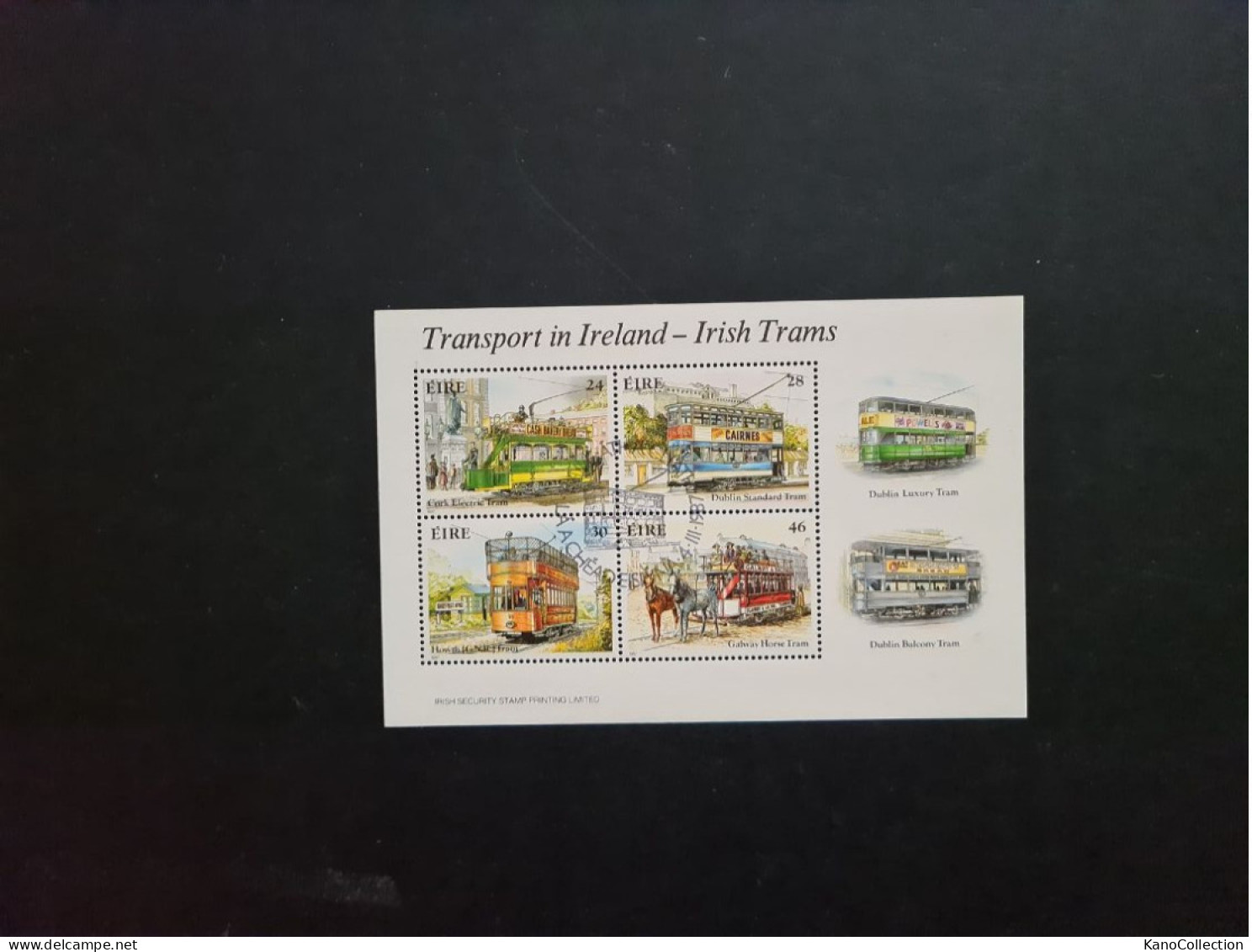 Briefmarken Irish Trams, Ungestempelt, Bogen Mit 6 Marken - Tranvie