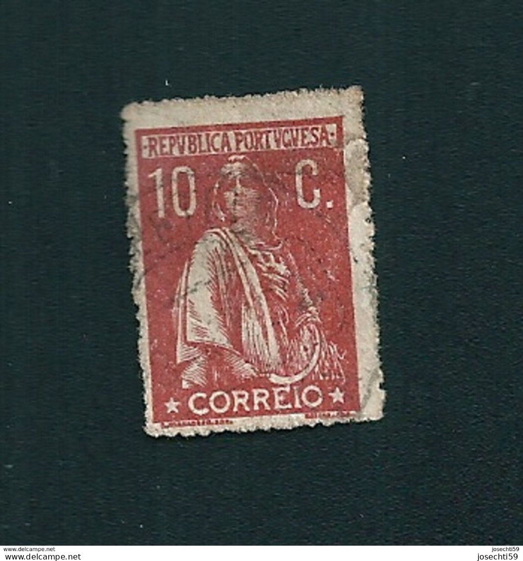 N° 419 Cérèe  10c Rouge  Timbre  Portugal Oblitéré 1926 - Oblitérés