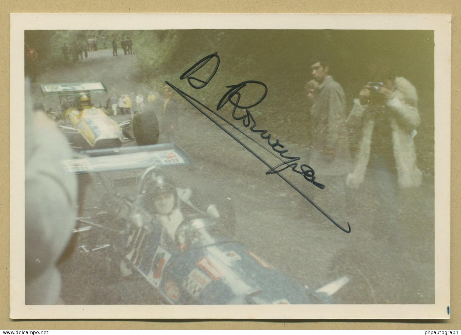 Daniel Rouveyran (1939-1973) - French Racing Driver - Rare Signed Photo - COA - Sportivo