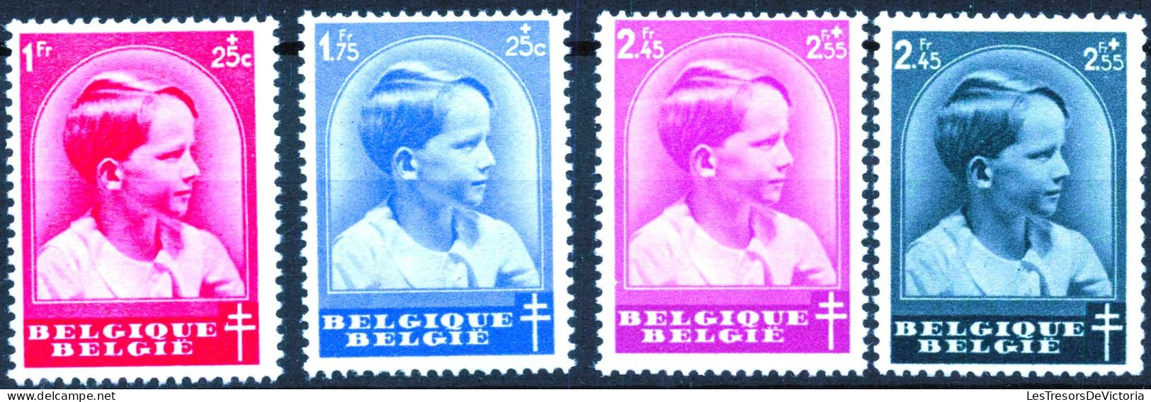 Timbre - Belgique - COB 438/46** MNH - 1936-1937 - Prince Baudoin - Cote 36,5 - Nuovi