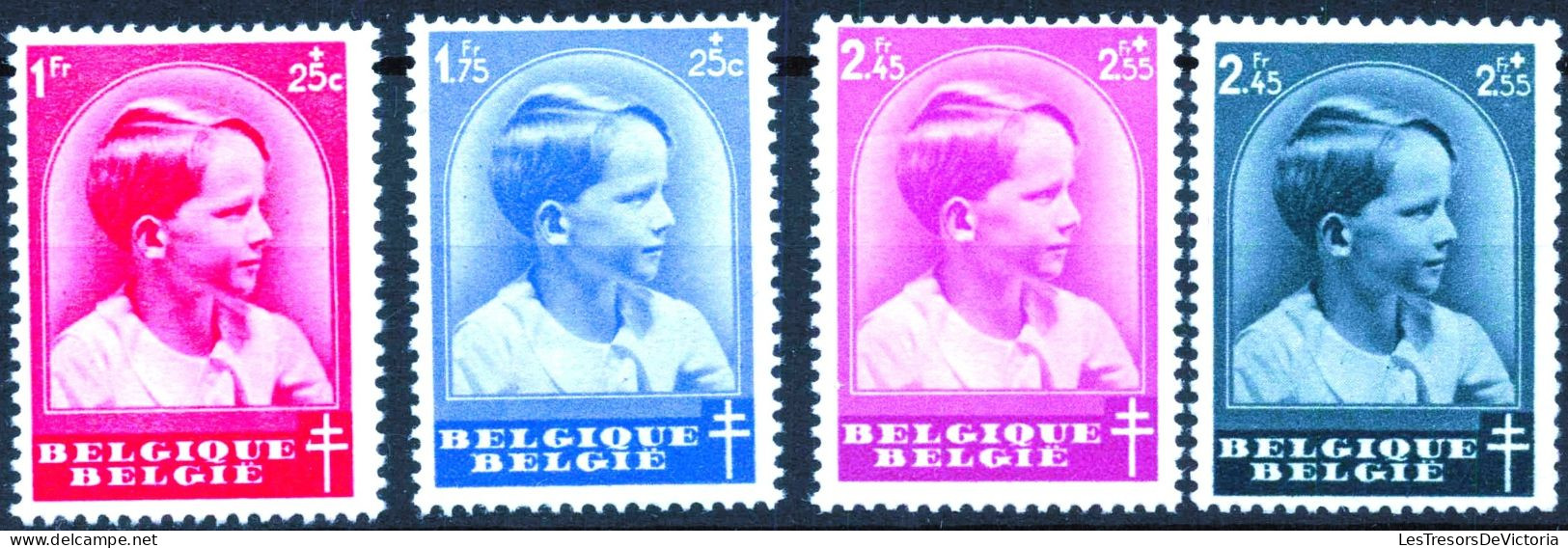 Timbre - Belgique - COB 438/46** MNH - 1936-1937 - Prince Baudoin - Cote 36,5 - Unused Stamps