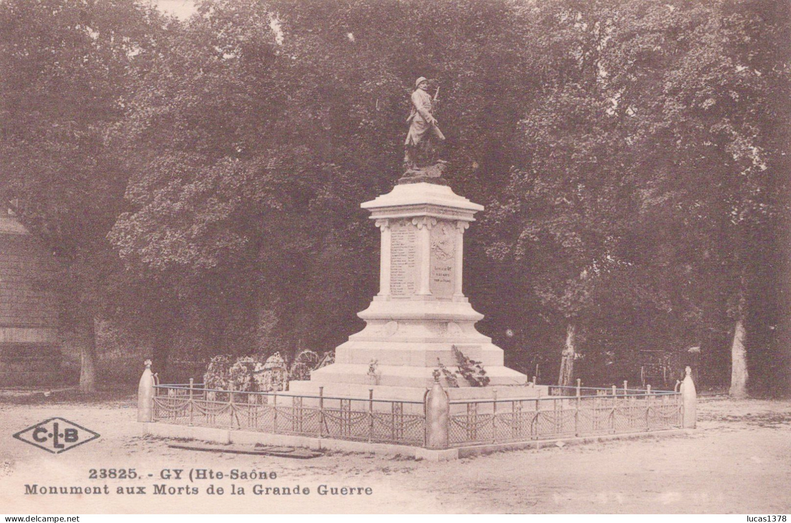 70 / GY / MONUMENT AUX MORTS DE LA GRANDE GUERRE - Gy