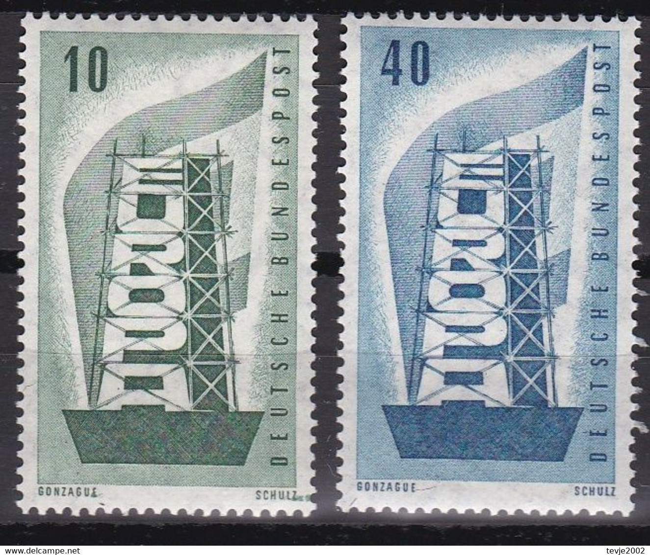 Bund 1956 - Mi.Nr. 241 - 242 - Postfrisch MNH - Europa CEPT - 1956