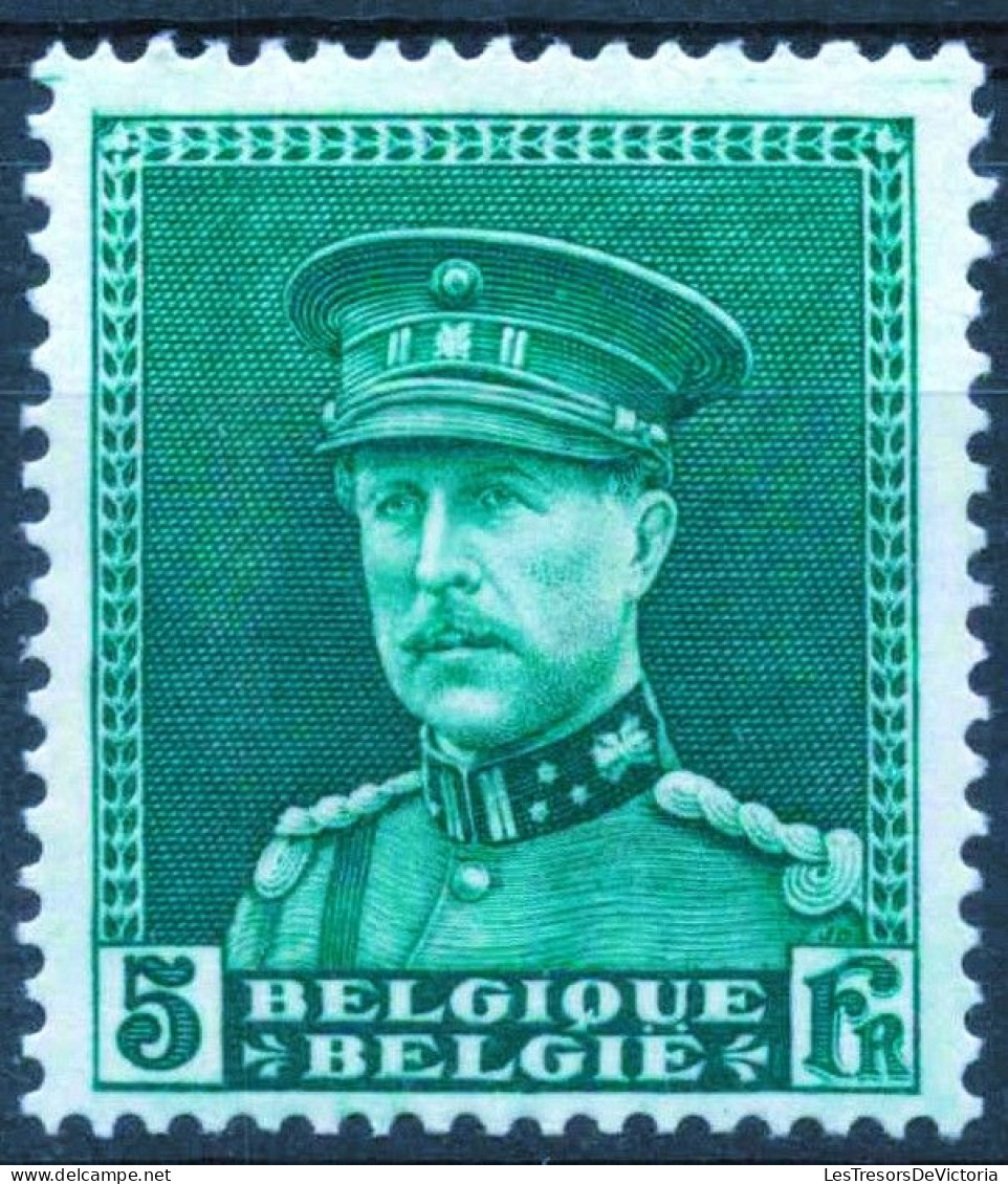 Timbre - Belgique- COB 323* - Effigie SM Le Roi Albert 1er Type Albert En Casquette - 1931 - Cote 31 - Ongebruikt