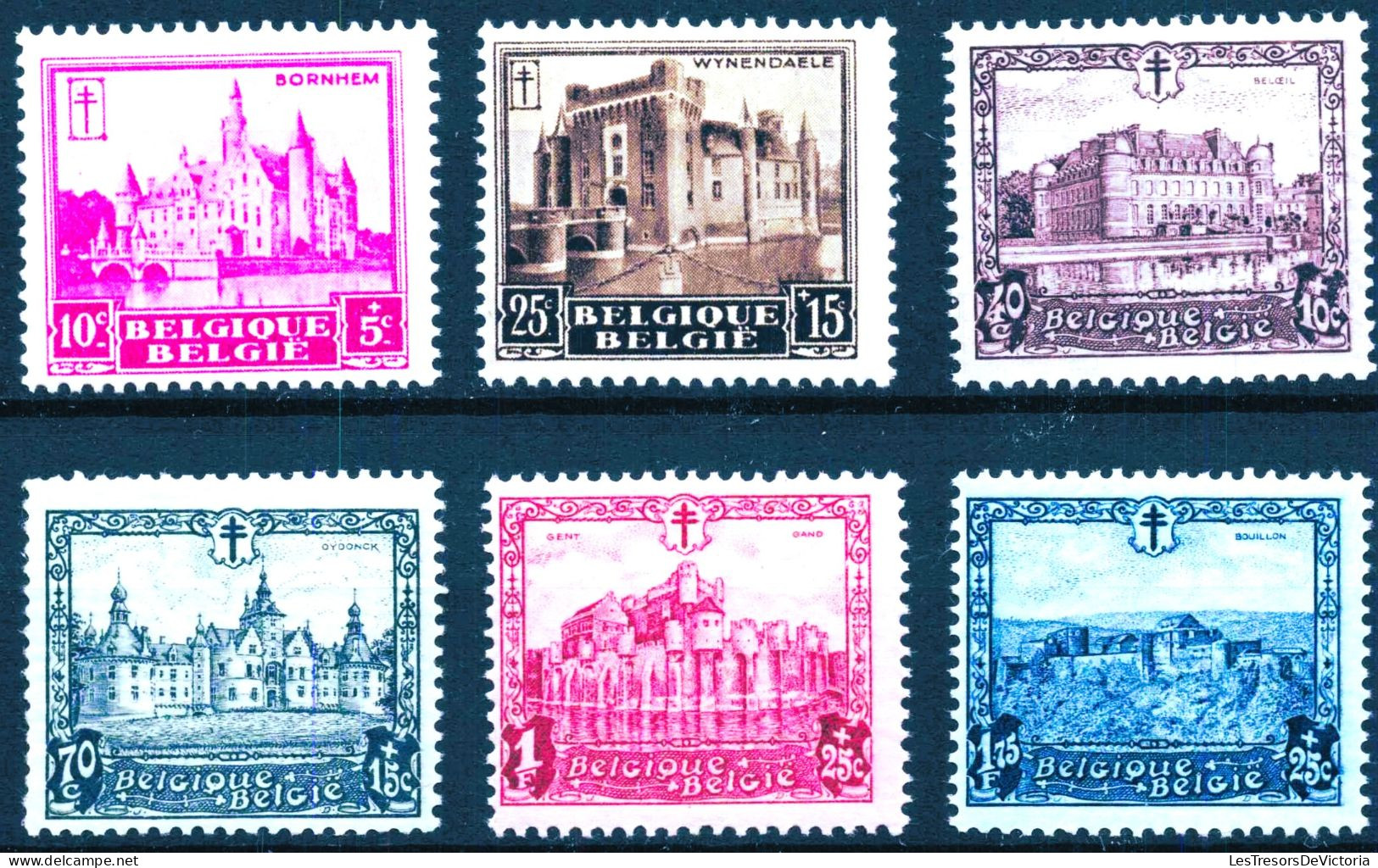 Timbre - Belgique- COB 308/13**MNH - Série Dite Les Châteaux - Cote 45 - Autres & Non Classés