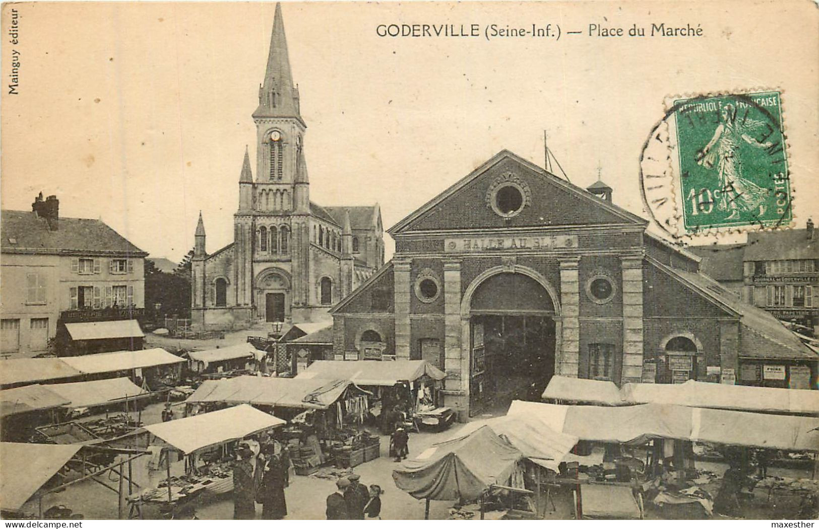 GODERVILLE La Place Du Marché - Goderville