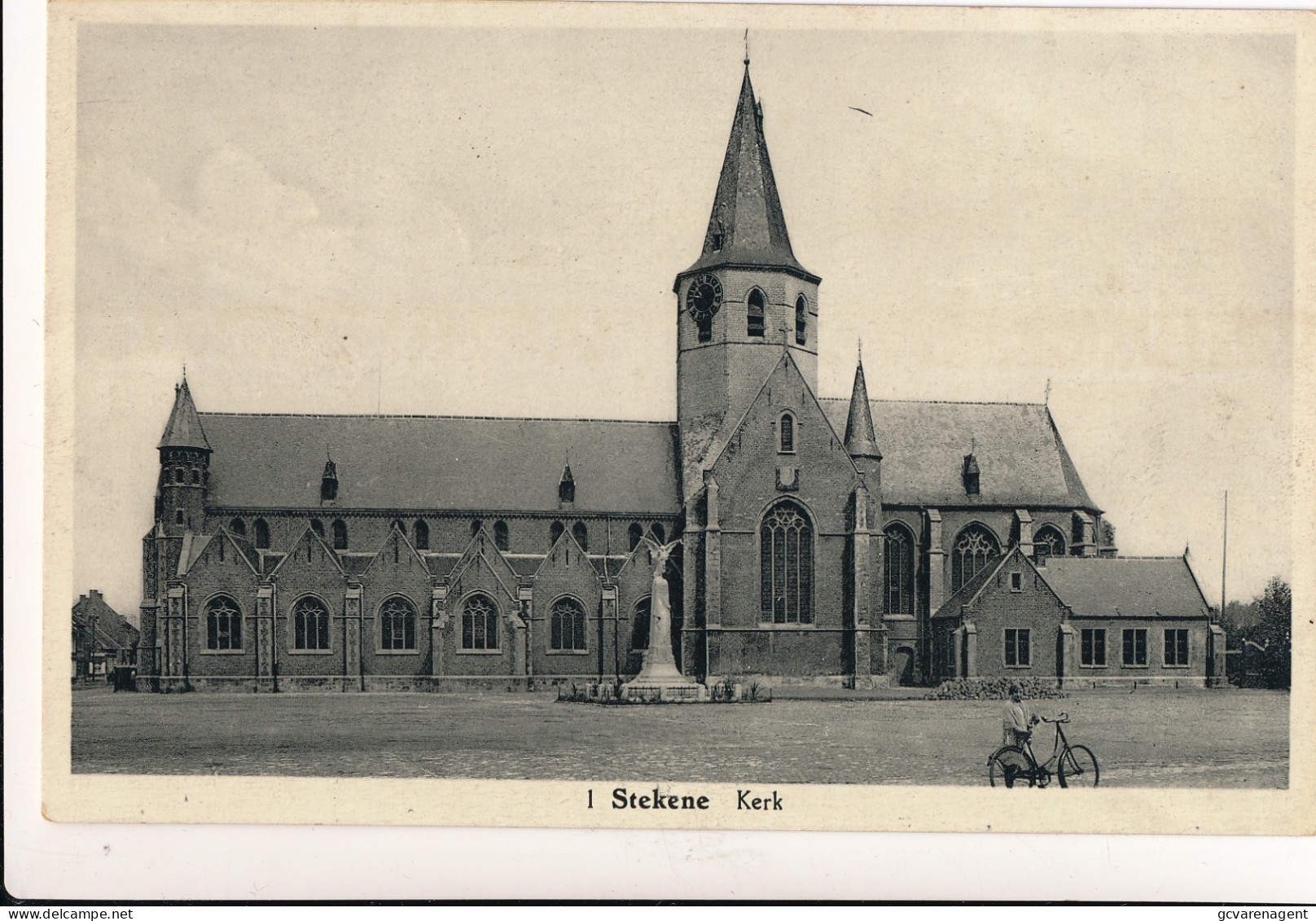 STEKENE   KERK    2 SCANS - Stekene