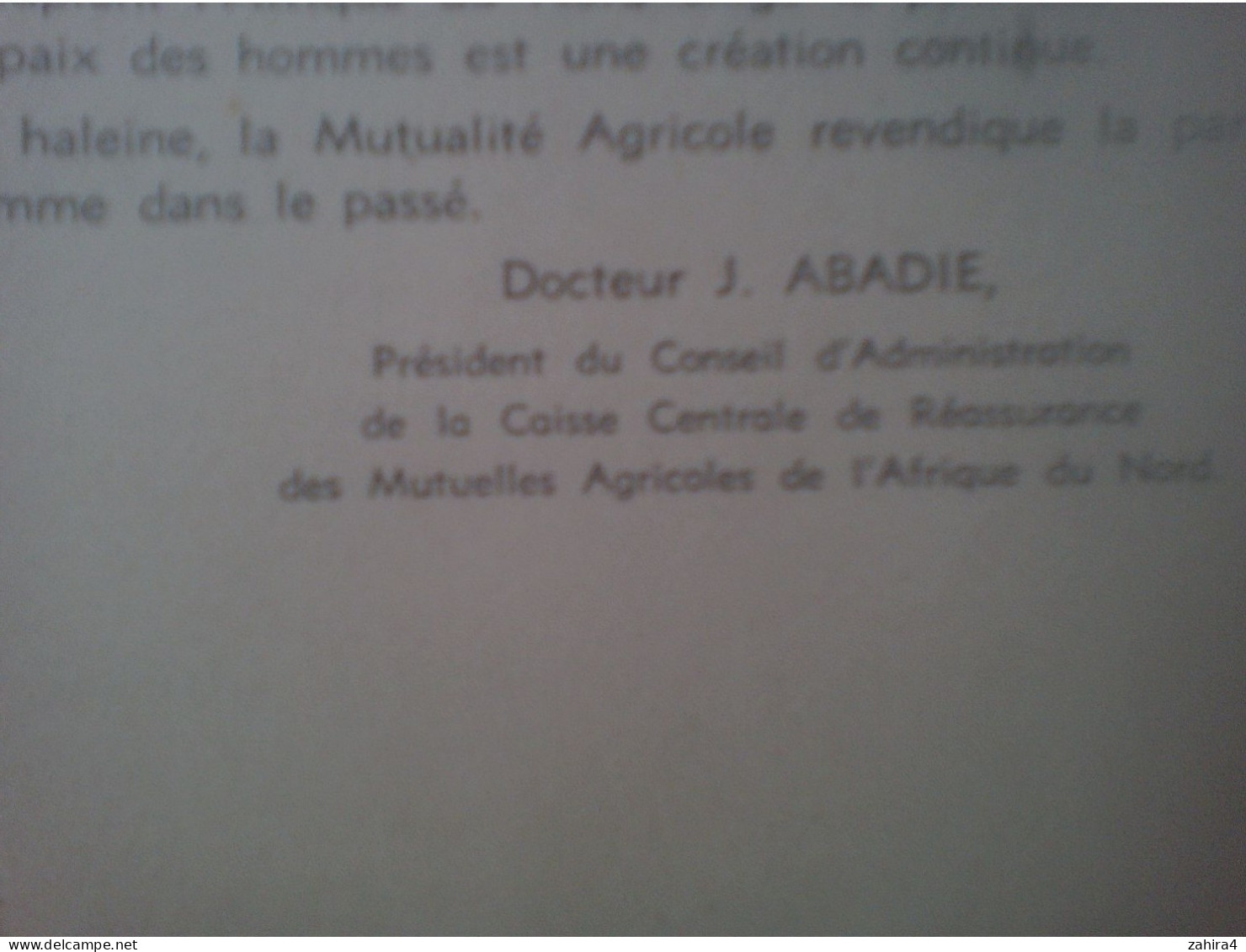 Dédicacé par ? Atlas Mutualité Agricole Afrique du Nord Algérie Tunisie Maroc 14 cartes déoliantes Chataigneau Juin Mons