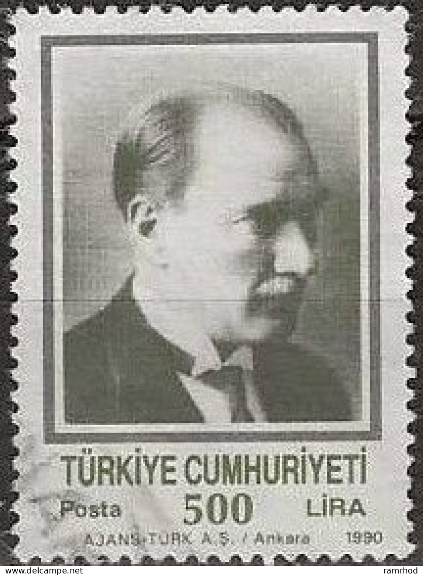 TURKEY 1990 Kemal Ataturk - 500l. - Green And Grey FU - Used Stamps