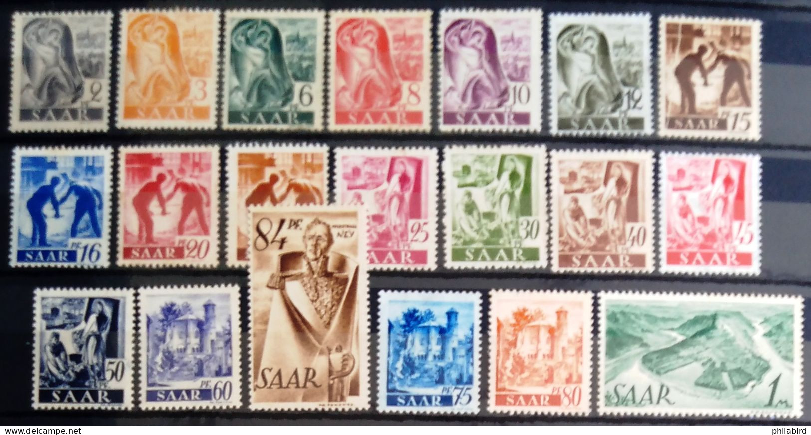 SARRE                           N° 196/213                     NEUF* - Unused Stamps