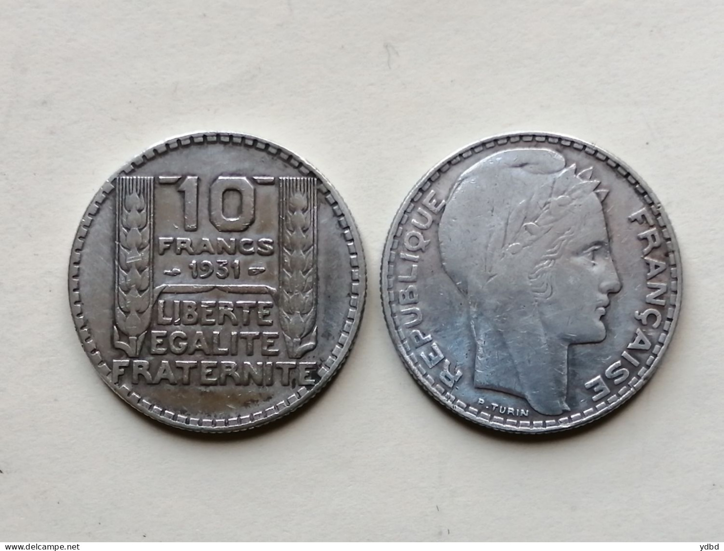 FRANCE = UNE PIECE DE MONNAIE DE 10 FRANCS DE 1931 EN ARGENT - 10 Francs