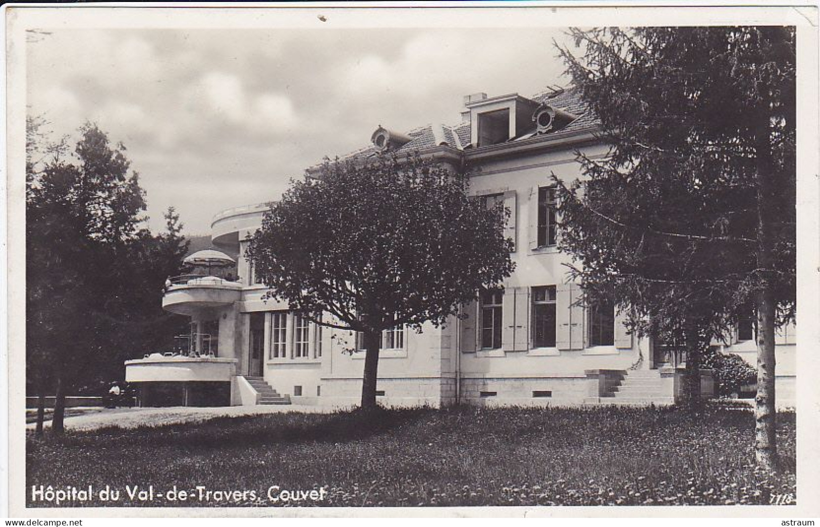 Cpa -sui- Couvet -- Hopital - Val De Travers -edi Georges Blanc - Couvet