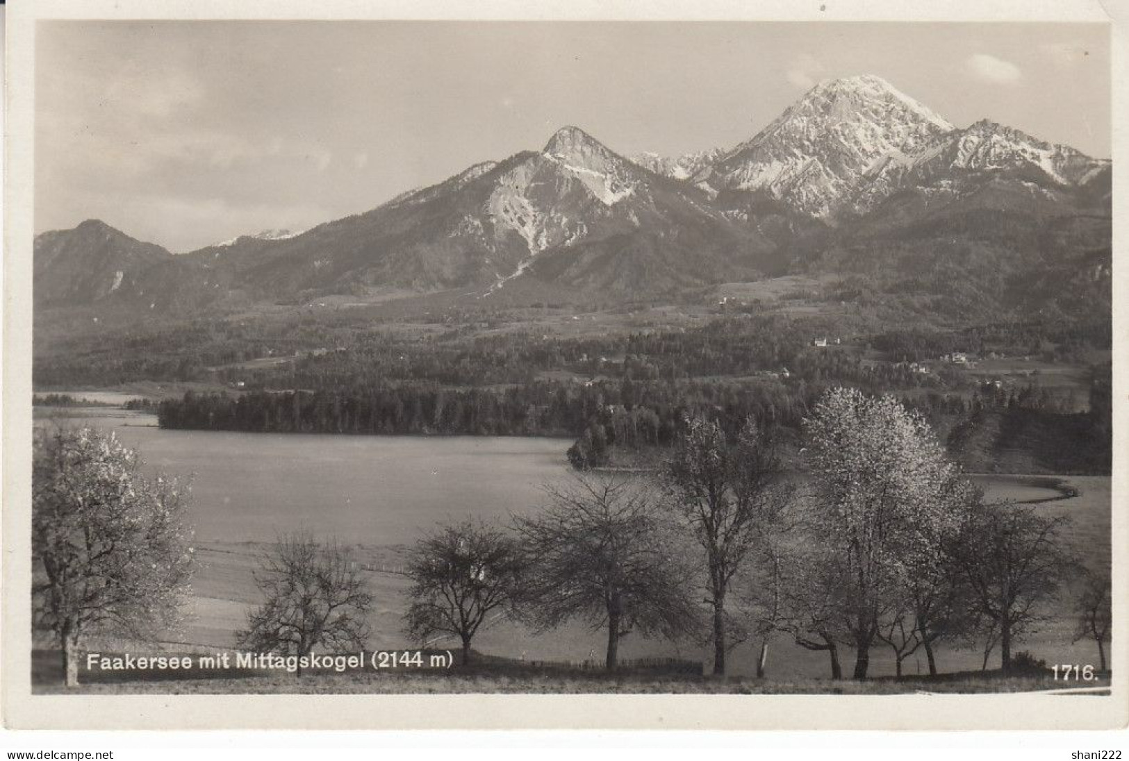 Austria 1921 Faakersee PPC (7-7) - Faakersee-Orte