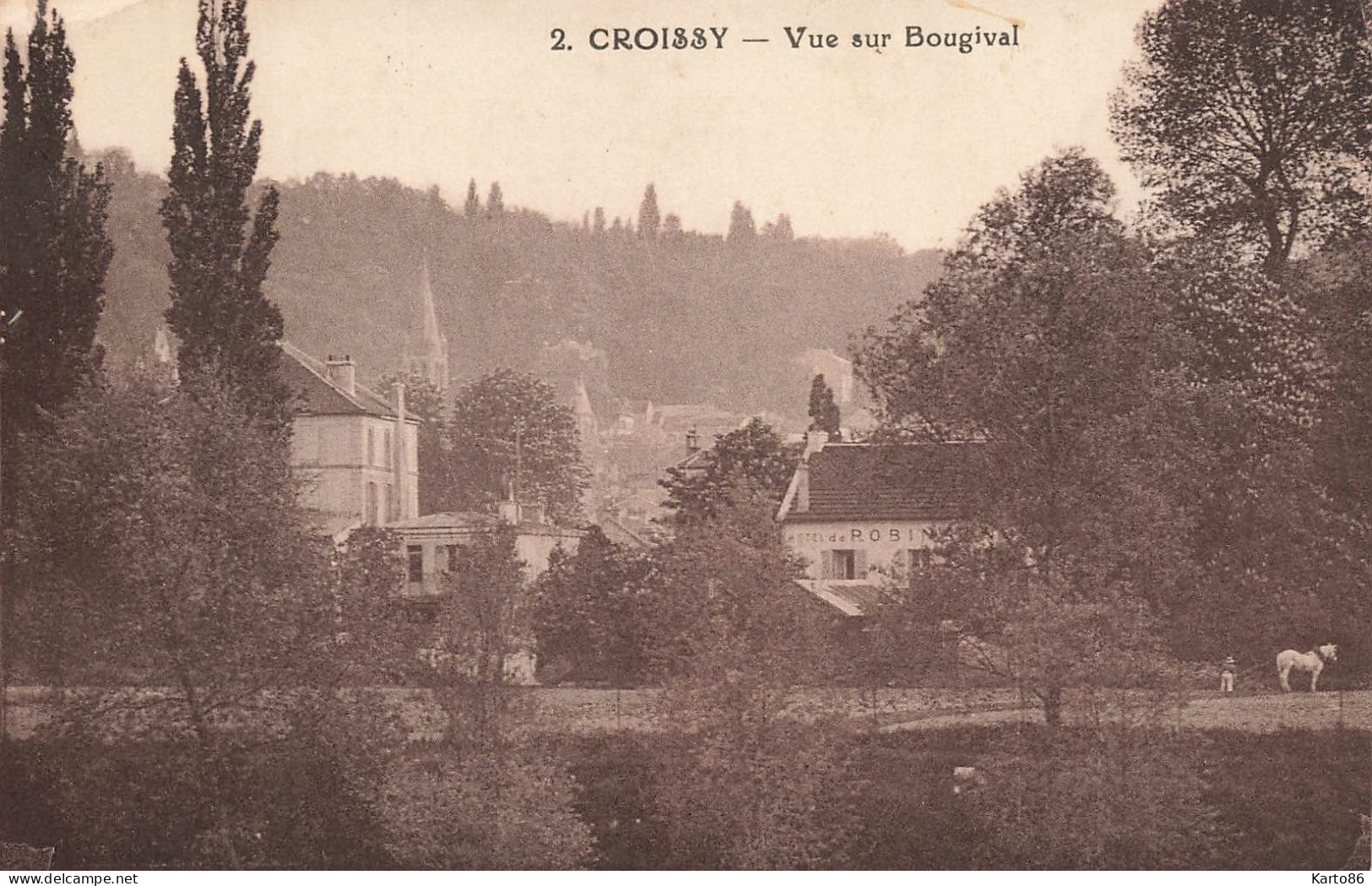 Croissy * Vue Sur Bougival * Hôtel De Robinson - Croissy-sur-Seine