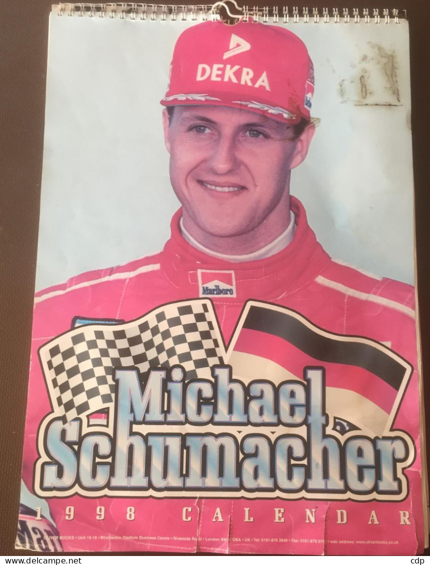 Calendrier Michael Schumacher   1998 - Grossformat : 1991-00