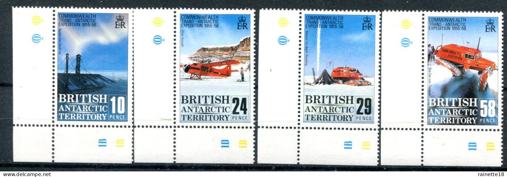 British Antartic Territory           168/171 ** - Unused Stamps