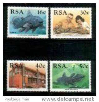 REPUBLIC OF SOUTH AFRICA, 1989, MNH Stamp(s) Selakant Fish, Nr(s) 766-769 - Ongebruikt