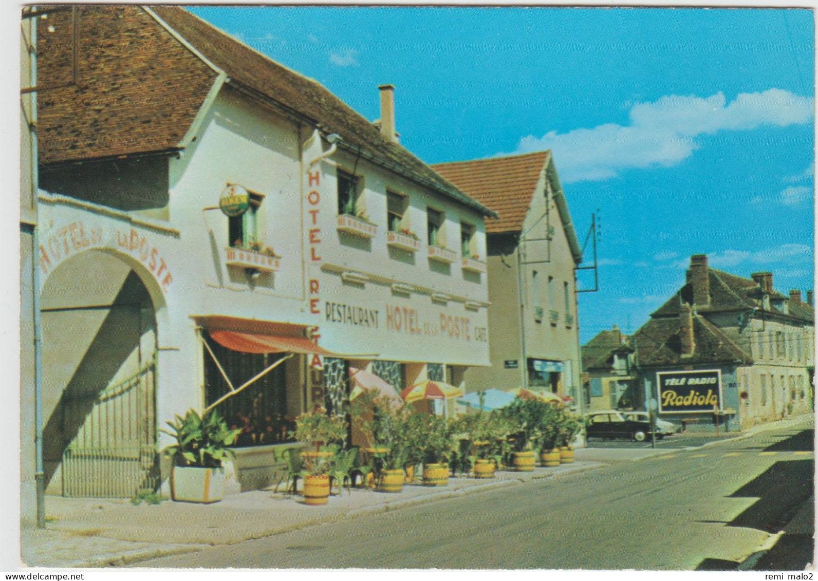 CPSM   FLOGNY 89  Hotel De La Poste - Flogny La Chapelle