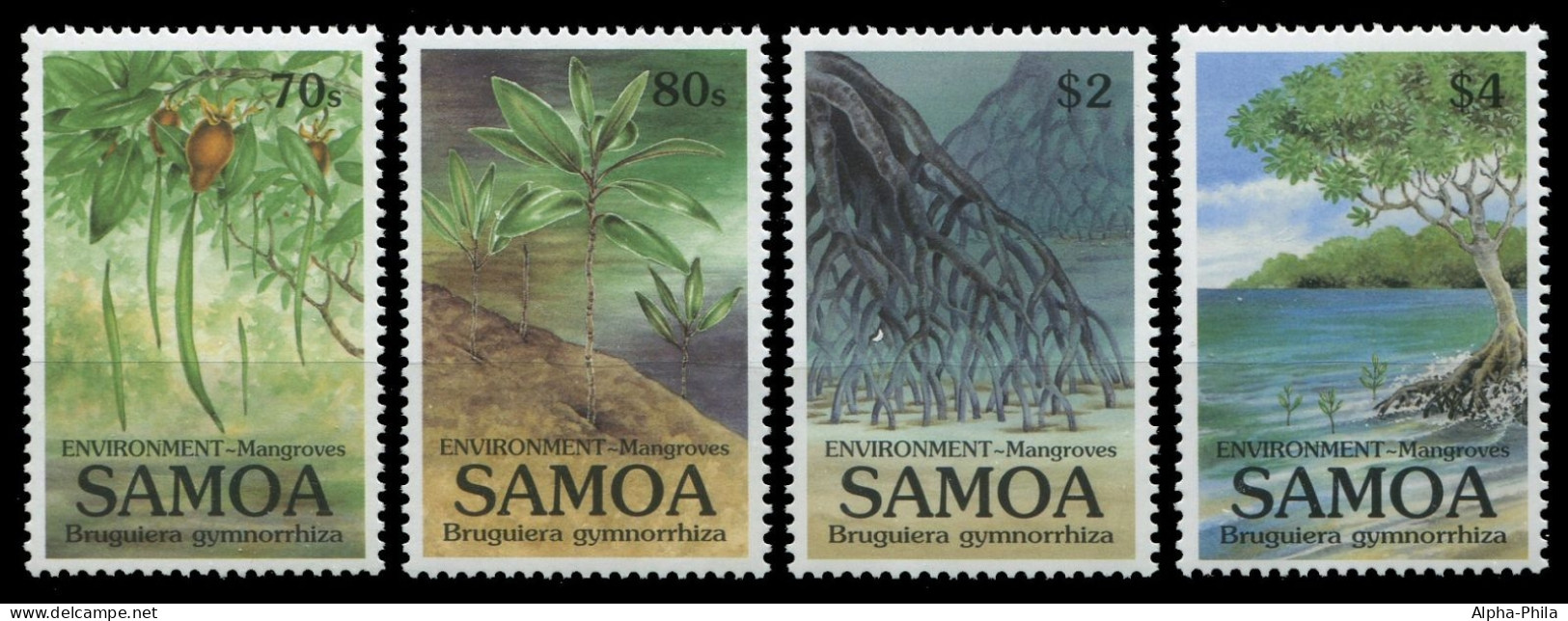 Samoa 1998 - Mi-Nr. 872-875 ** - MNH - Mangroven - American Samoa