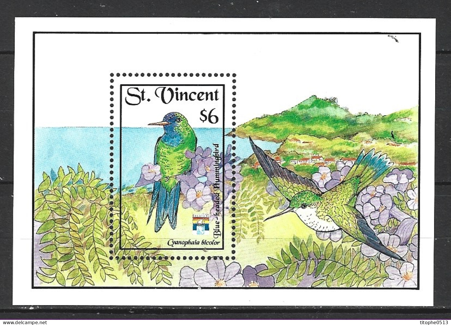 SAINT VINCENT. BF 179 De 1992. Oiseau-mouche. - Segler & Kolibris