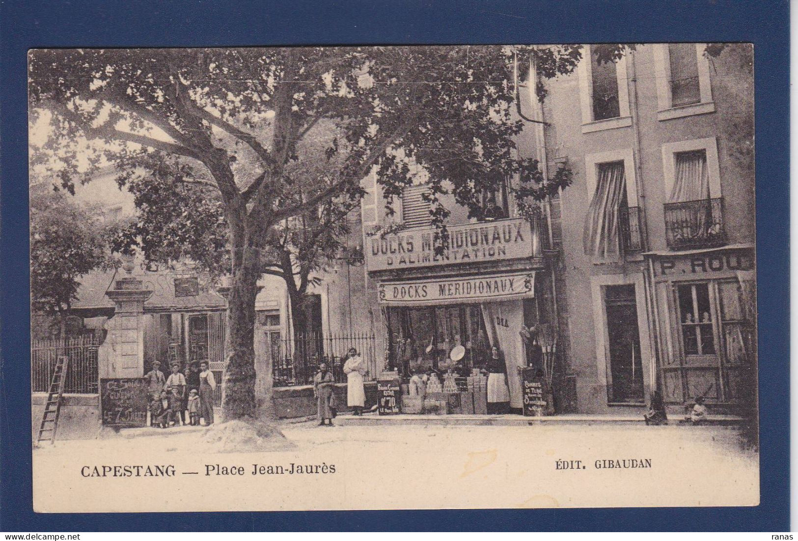 CPA [34] Hérault > Capestang Commerce Shop Circulé - Capestang