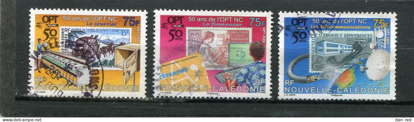 NOUVELLE CALEDONIE  N°  1045 A 1047  (Y&T)  (Oblitéré) - Used Stamps