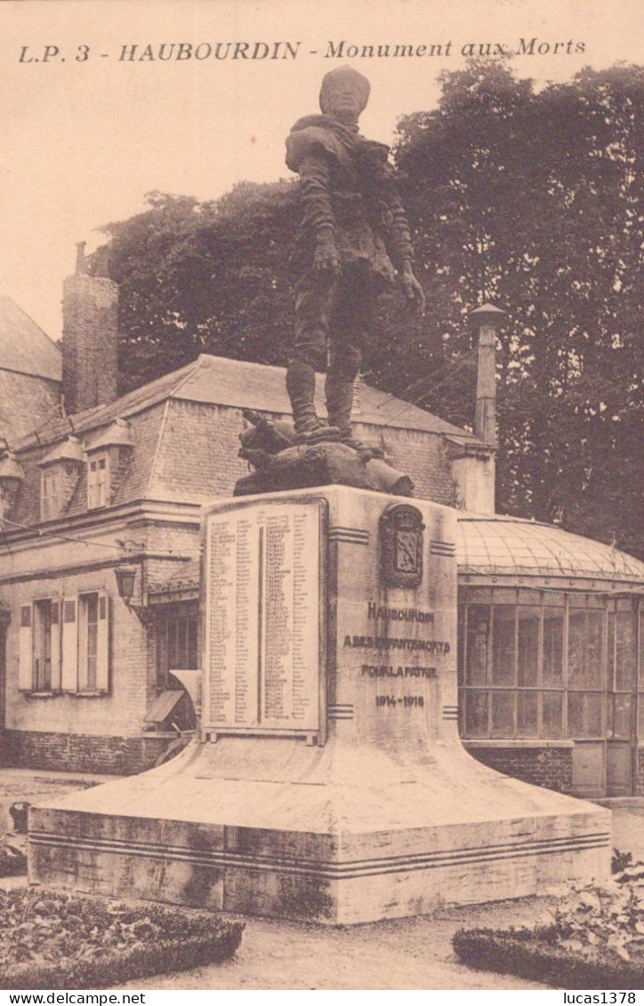 59 / HAUBOURDIN / MONUMENT AUX MORTS - Haubourdin