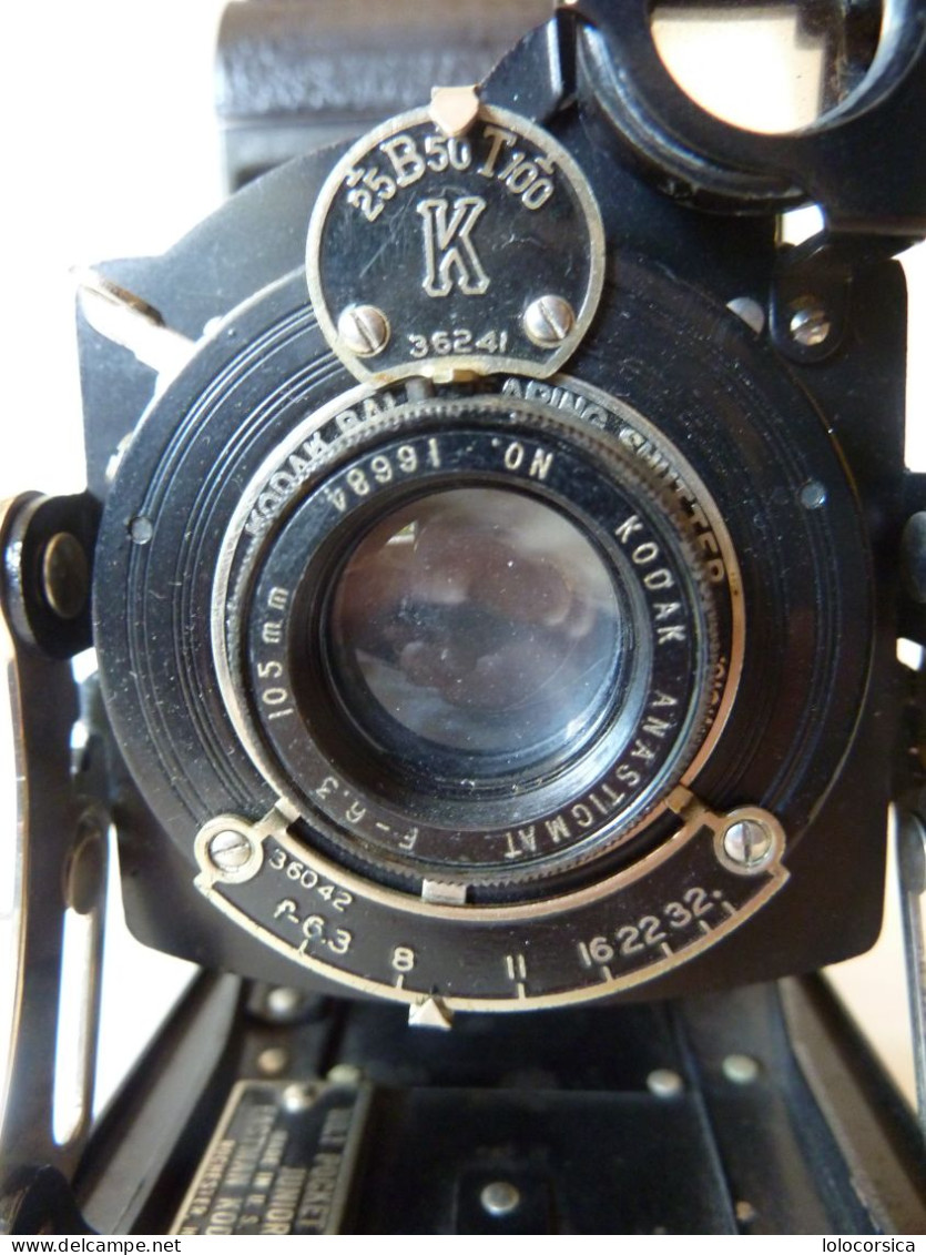 Appareil Pliant Folding 6x9 Kodak  A 120 K Junior N° 1 Autographic;Obj B.bering - Cameras