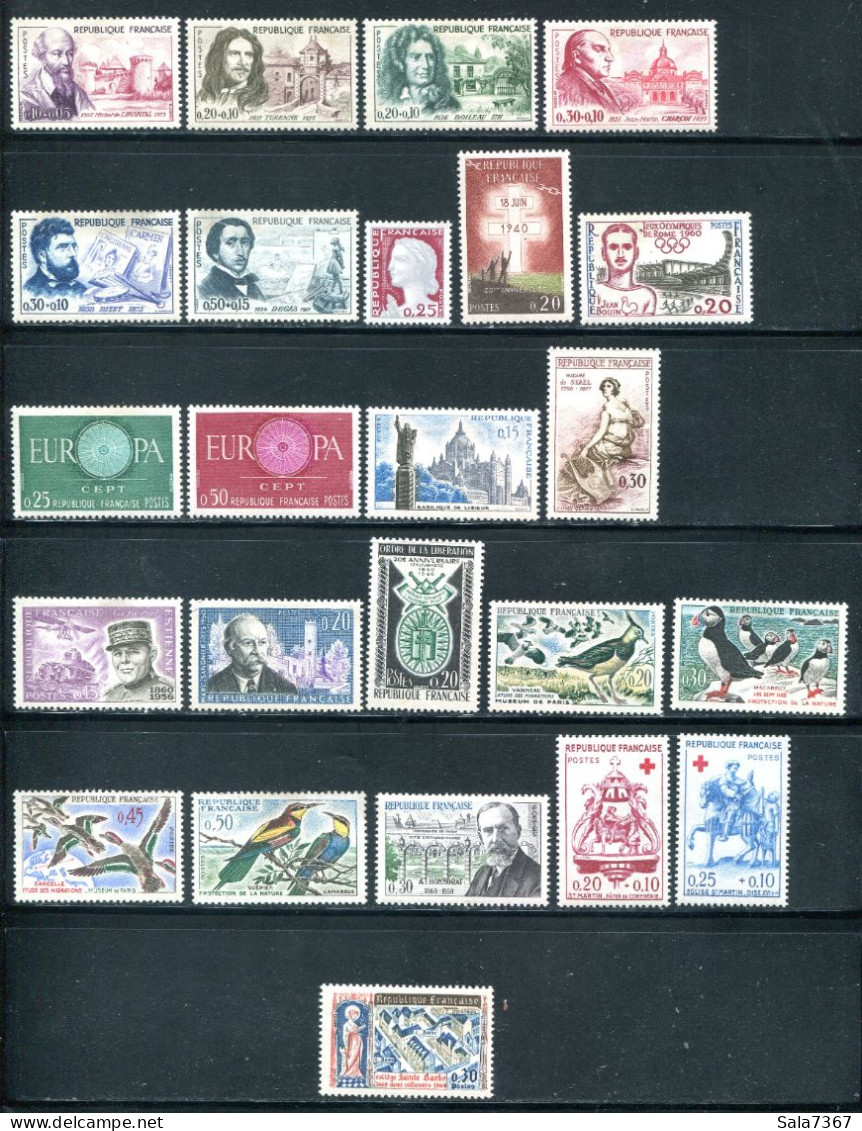 Année 1960 Neuve Sans Charnière ** (manque Le N°1255) - 1960-1969