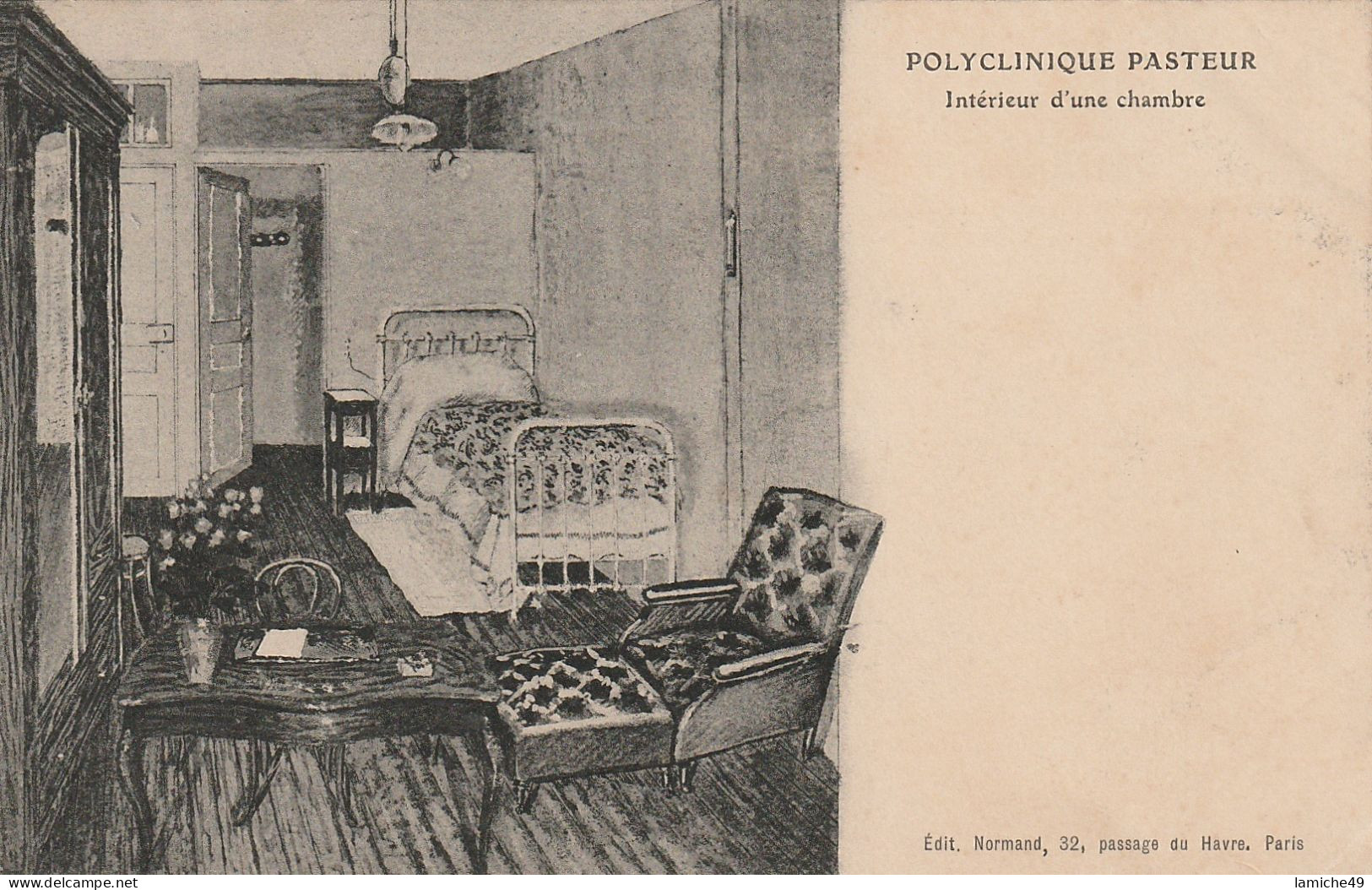 PARIS Polyclinique Pasteur Intérieur D’une Chambre - Gesundheit, Krankenhäuser