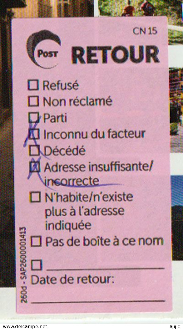 ENTIER POSTAL RECOMMANDÉ, Adressé Au Luxembourg Depuis Office Postal De Sant Julia De Loria, Return To Sender (RARE) - Entiers Postaux & Prêts-à-poster