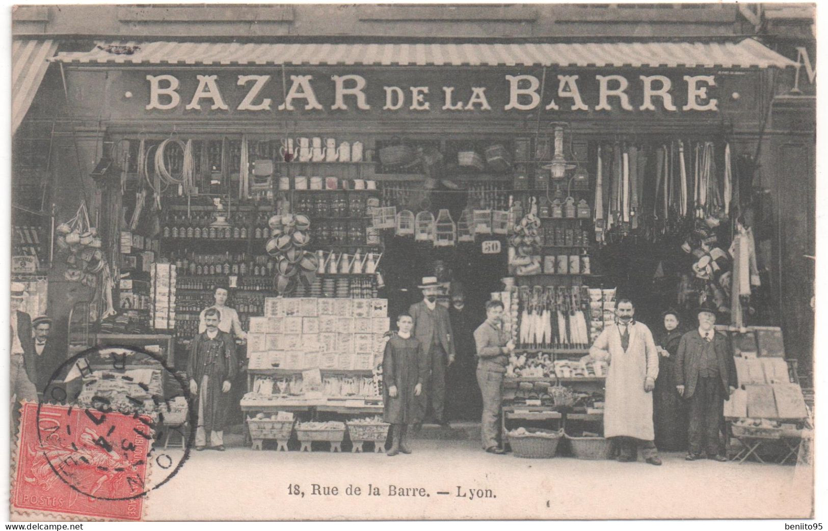 CPA De LYON - BAZAR De La BARRE. - Lyon 1