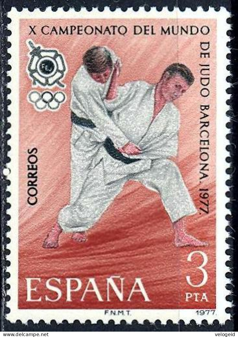 España. Spain. 1977. Campeonato Del Mundo De Judo. Barcelona - Judo