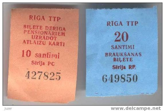 Latvia: 2 One-way Tram & Trolleybus Tickets From Riga - Europa