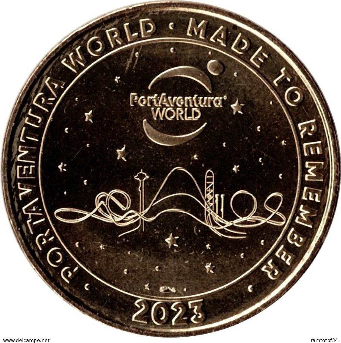 2023 MDP343 - SALOU - Port Aventura World 1 (Dragon Khan) / MONNAIE DE PARIS - 2023