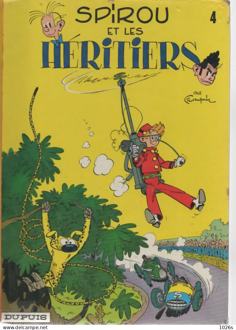 B.D. SPIROU ET LES HERITIERS  - E.O. 1977 - Spirou Et Fantasio