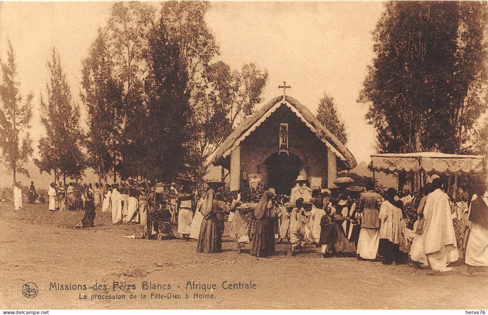 AFRIQUE - OUGANDA - Missions Des Pères Blancs - La Procession De La Fête Dieu à Hoïma - Uganda